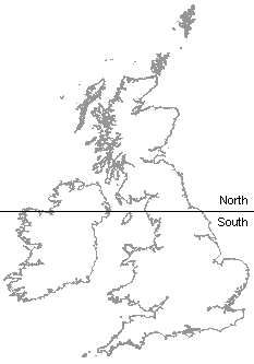 North South Map