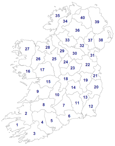 Irish vice counties