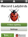 Screen shot of iRecord Ladybird app