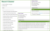 Screenshots showing some of the rules available and results from running the checks